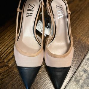 Zara “ Chanel like “ kitten heels